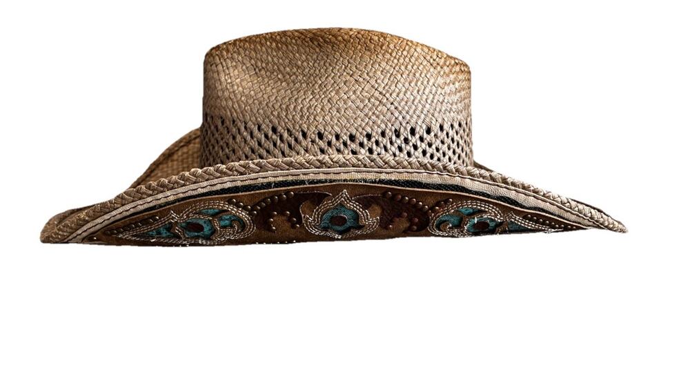 Bullhide Western Womens Hat Horseshoe From The Heart Size Small Panama Straw Hat